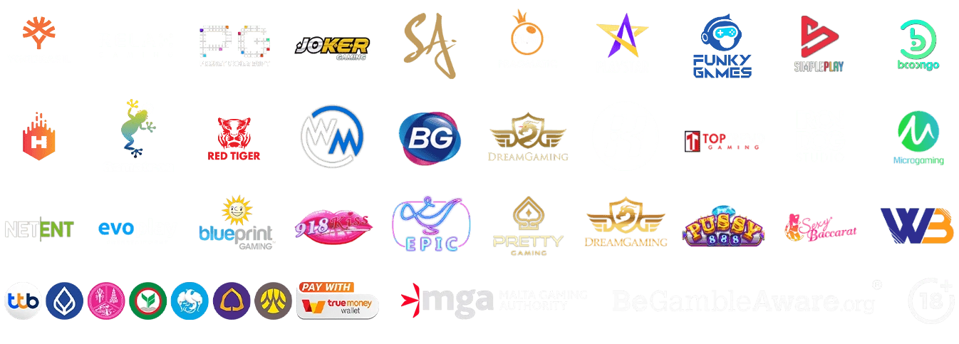 mega66 พันธมิตรและค่ายเกมทั้งหมด